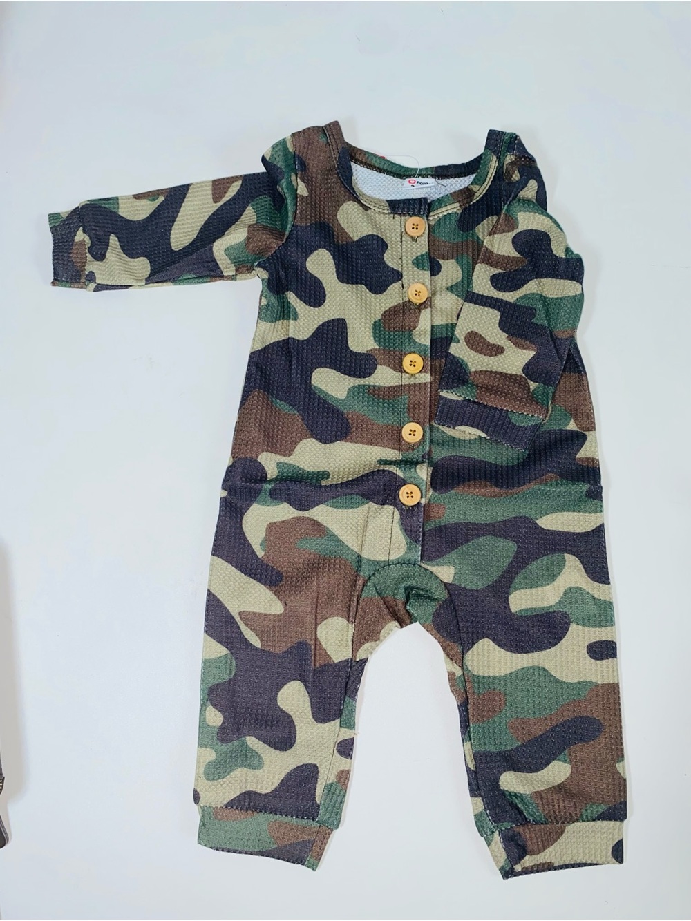 NEW Baby Boy Camo Long Sleeve One Piece Jumpsuit Romper 0-3 Months, baby gift